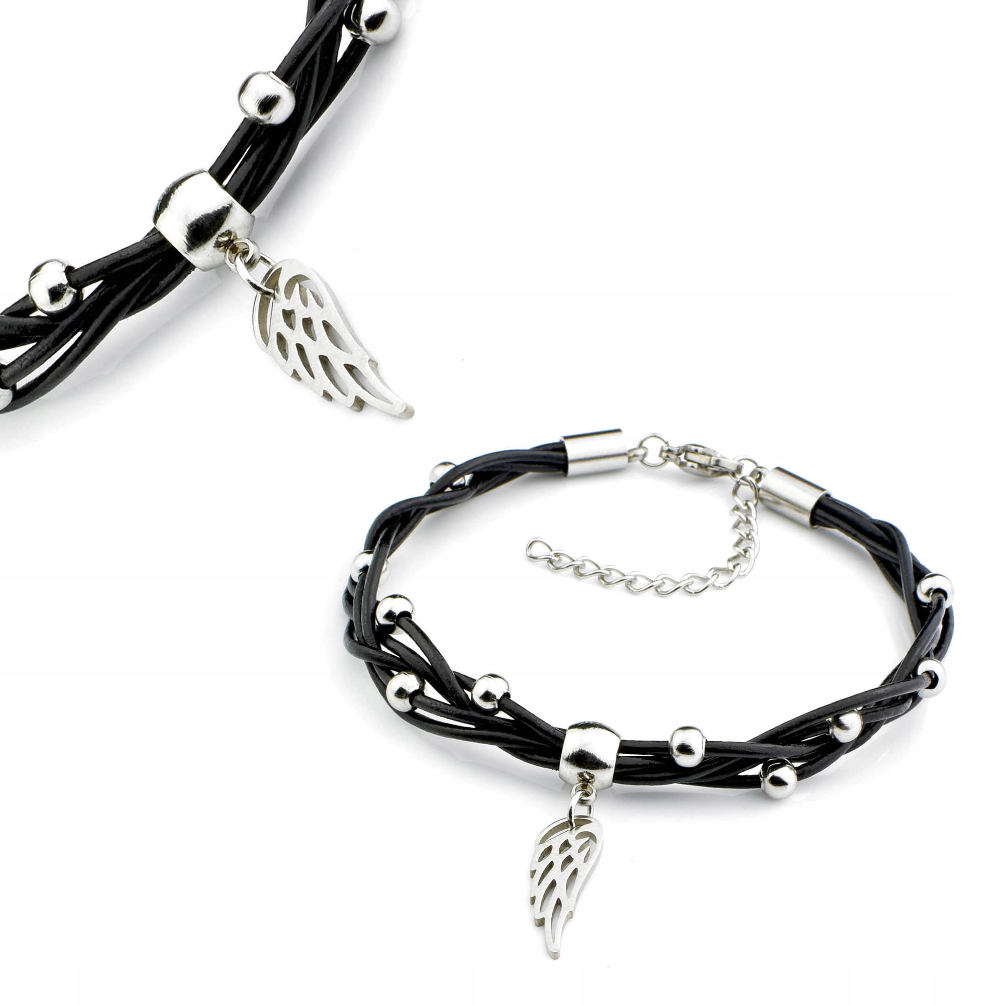 

Bransoletka Skrzydło Anioła Stal Chirurgiczna