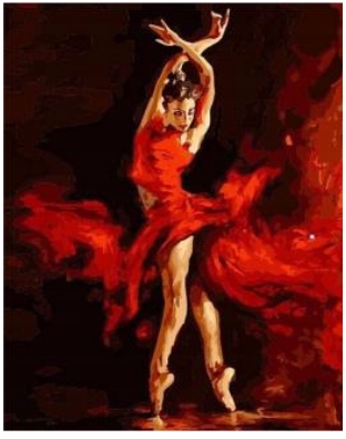 Haft Diamentowy 5D Mozaika Tańcząca Tango Kobieta