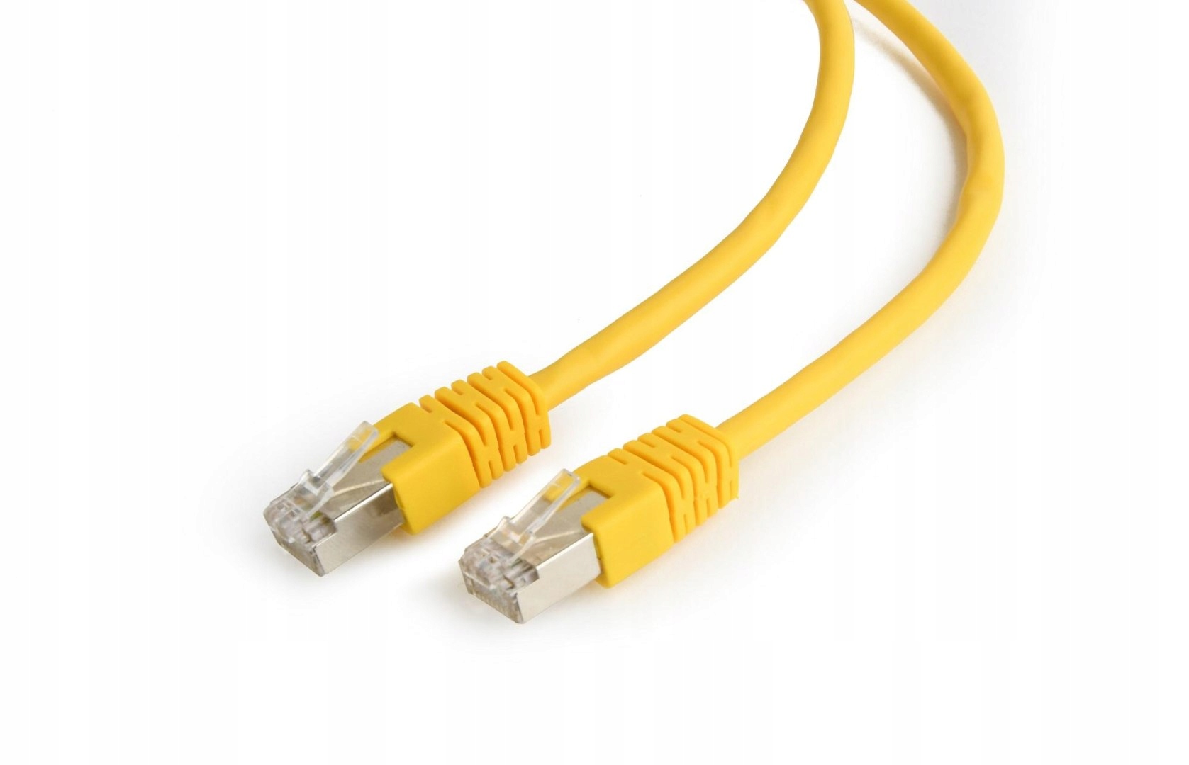 Kabel kat.6 Ftp Patch cord 0.25m (żółty) Gembird