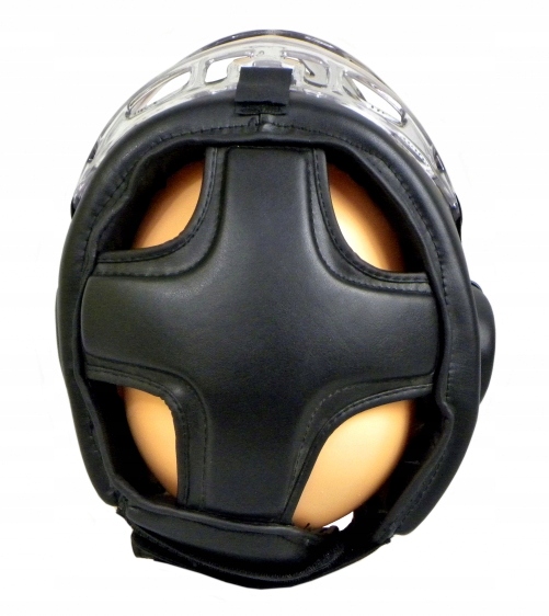Kask bokserski z maską KSSPU-M czarny M Model KSSPU-M
