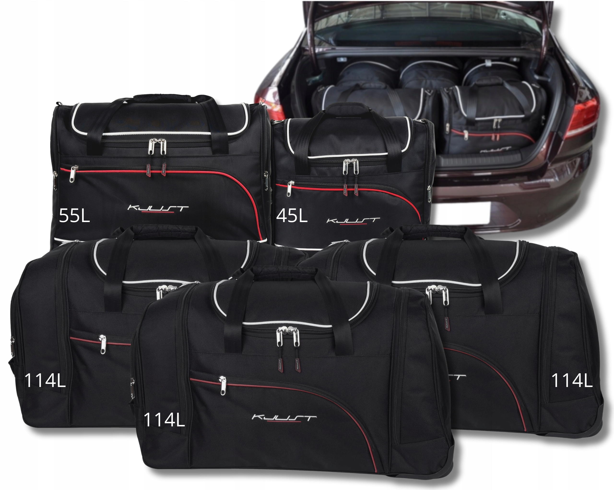 Cestovná Taška Do Kufra Vw Passat Limousine 2014-2021 5 ks