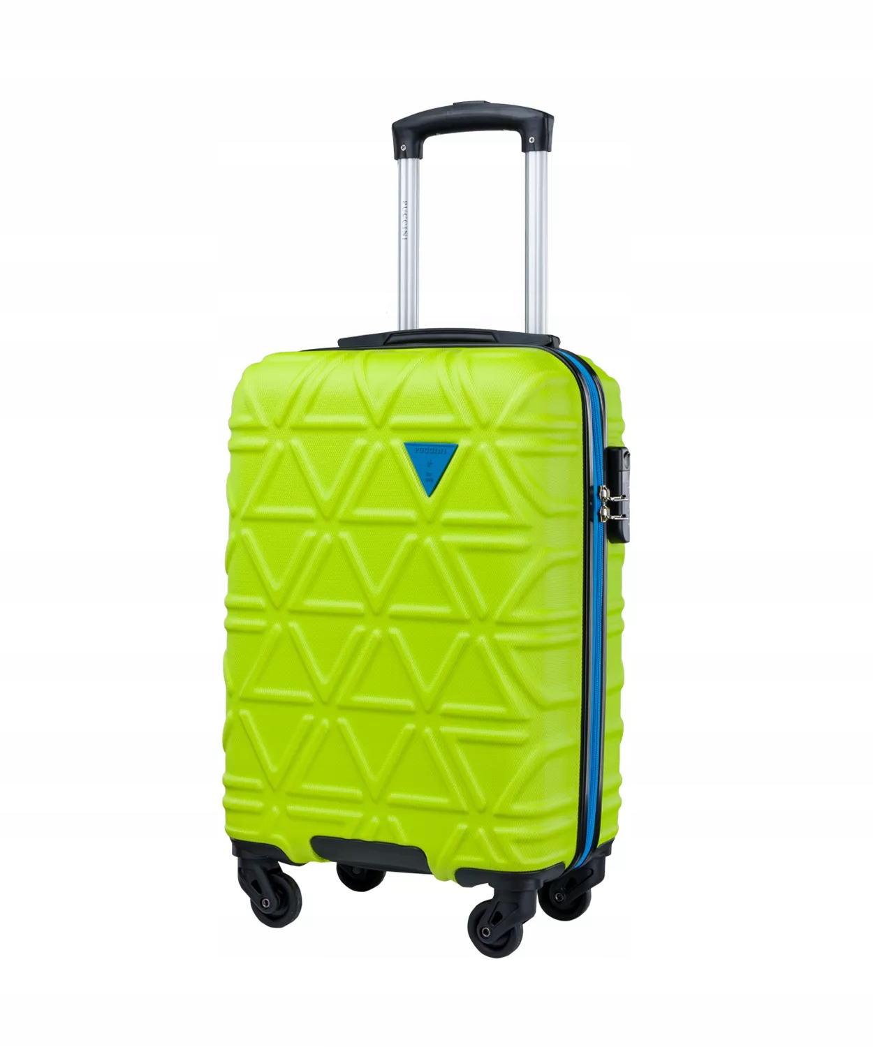 Cestovní kabinový kufr na kolečkách Puccini Limetkový ABS018C 5B