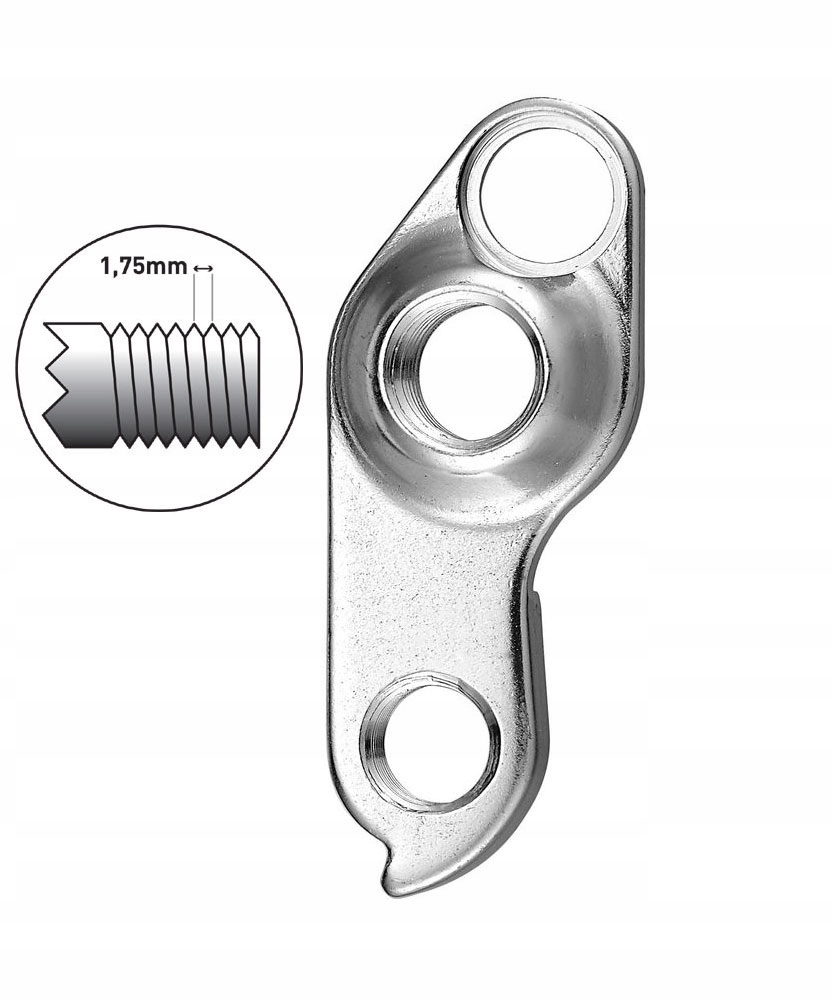 Hak przerzutki Union GH-102 do ramy rowerowej