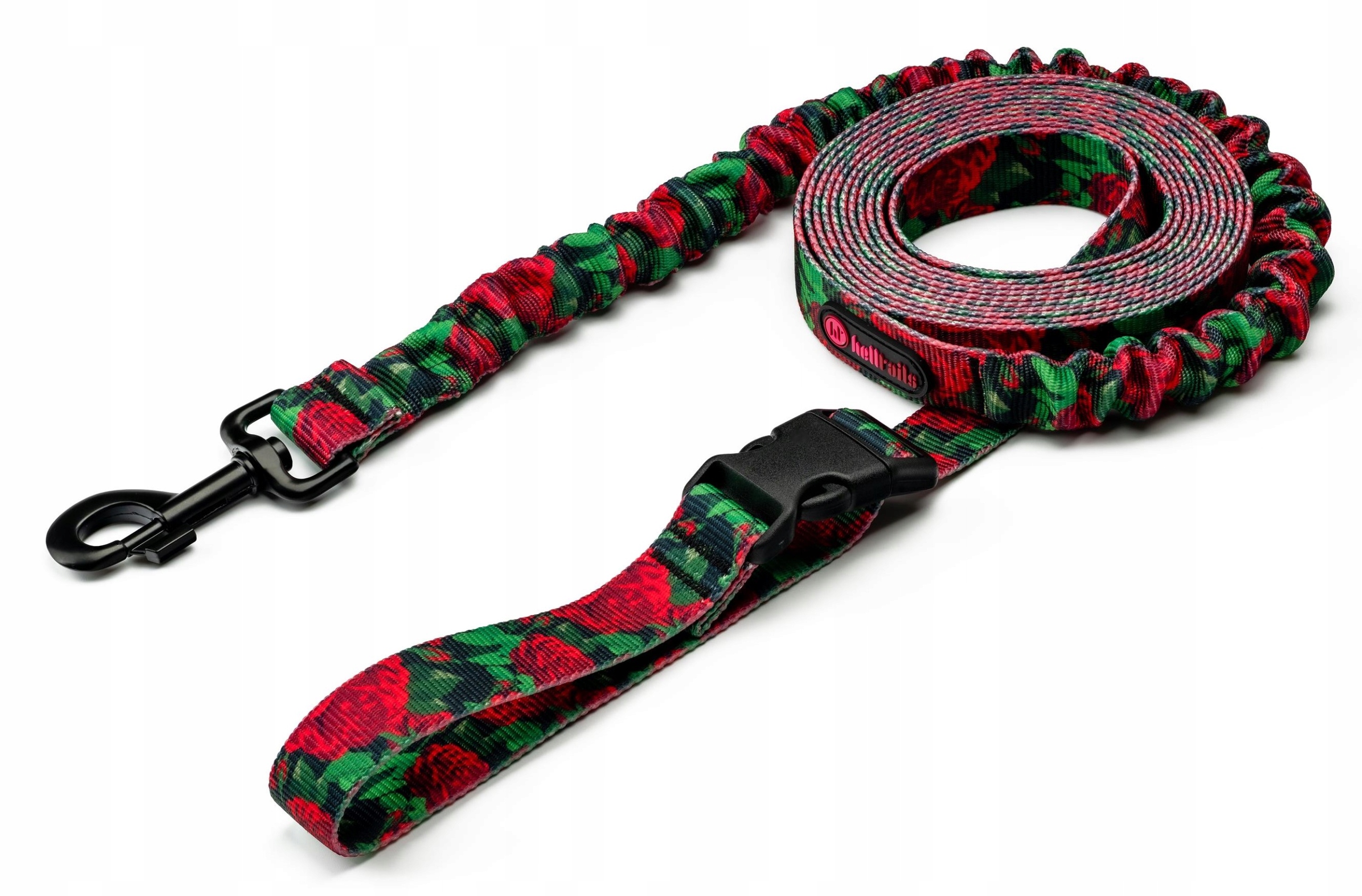 Vodítko pro psa s tlumičem bederního pásu No Absorb 2.4 4M Eternal Rose