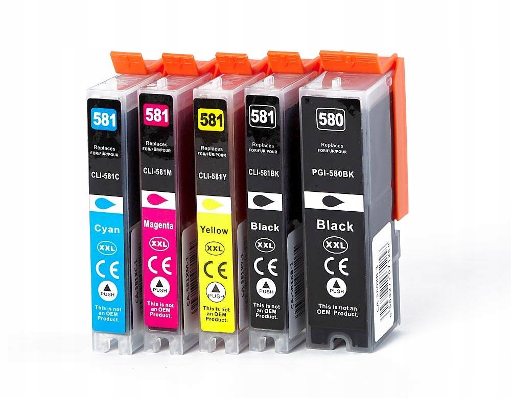 Toner Tusz do drukarki Komplet 5szt Tuszy do Canon BJTR