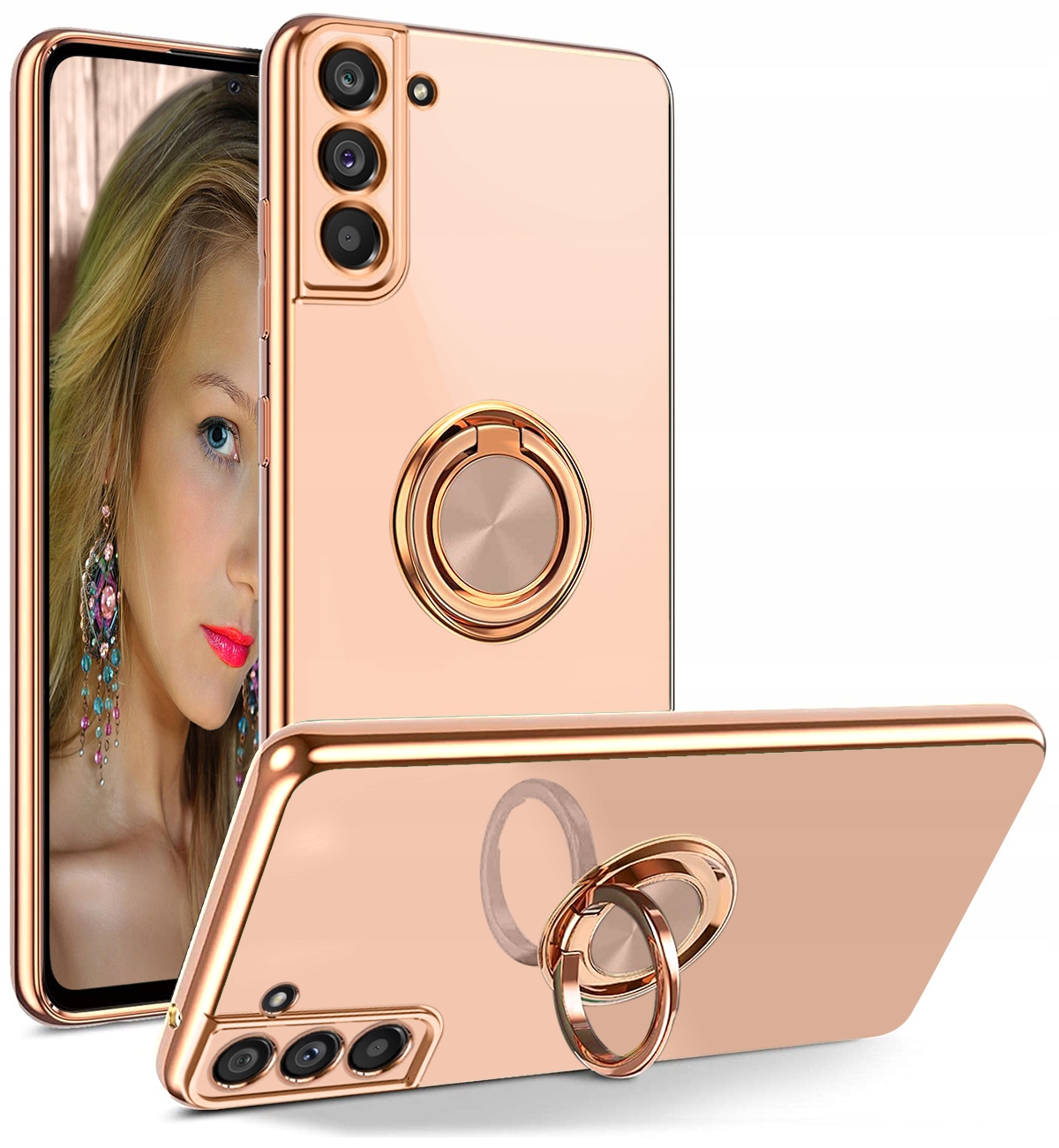 

Etui do Samsung Galaxy S21 Fe Silicone Ring +Szkło