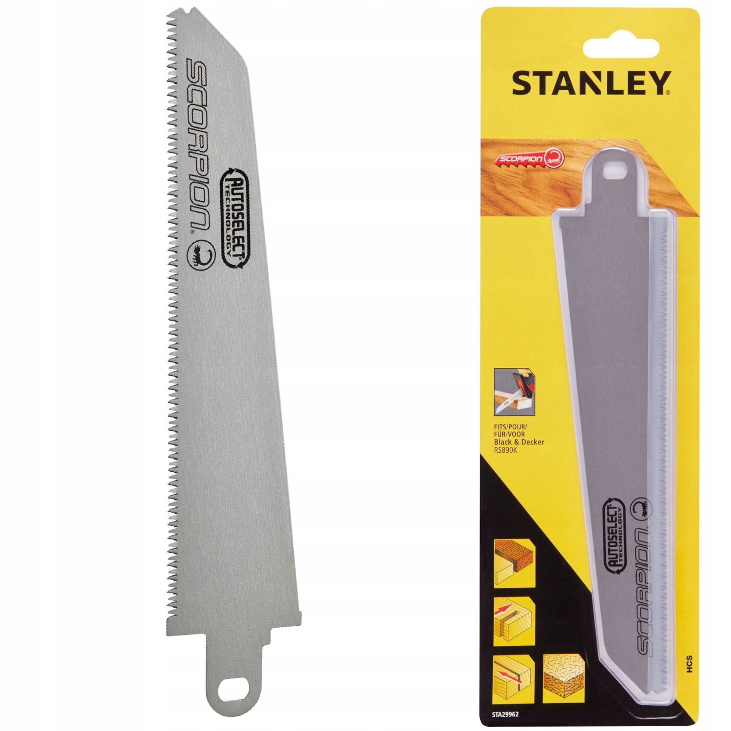 BRZESZCZOT DO DREWNA DO PILARKI SCORPION 209MM STANLEY