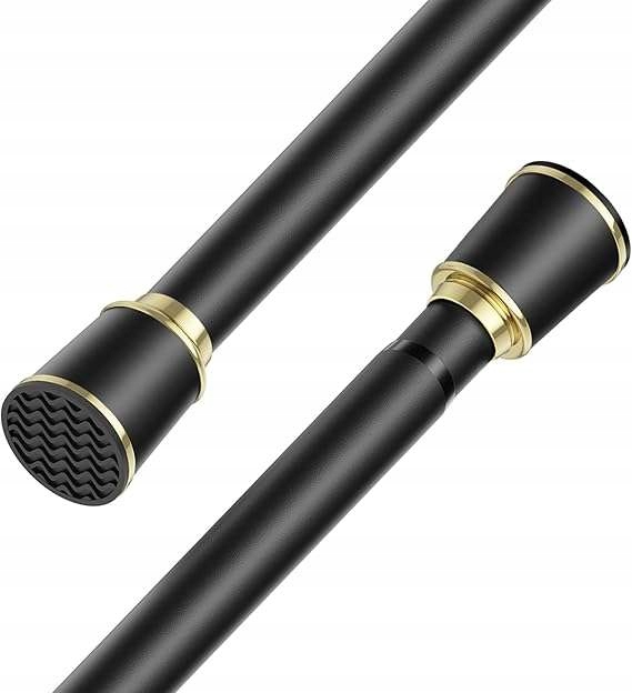 Rozpěrná teleskopická sprchová tyč, univerzální, zdobená, 110-350 cm