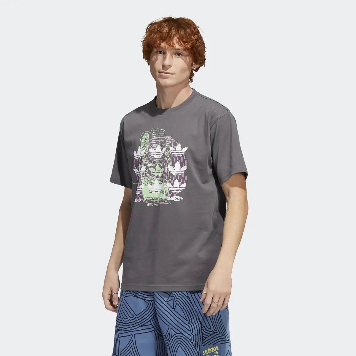 Męska Koszulka Adidas krótki rękaw Hypersport Multi Trefoil