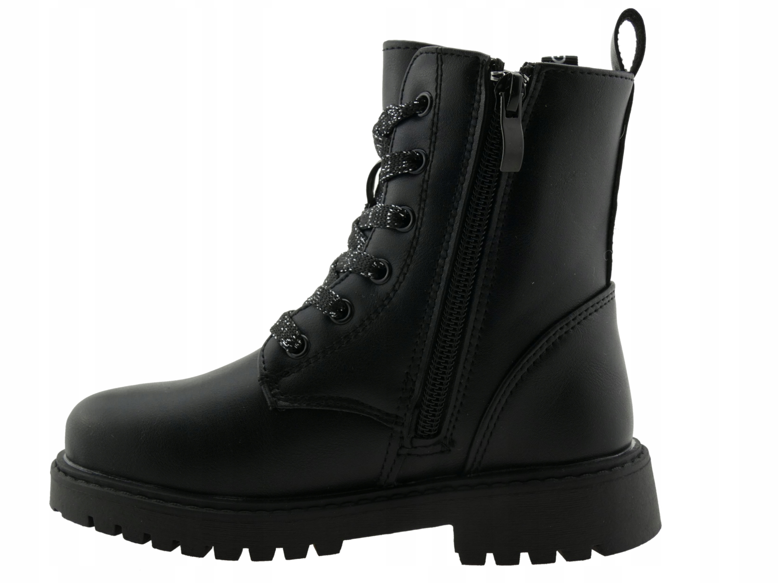 BUTY ZIMOWE DZIEWCZĘCE OCIEPLANE ŚNIEGOWCE 26 Kolor czarny