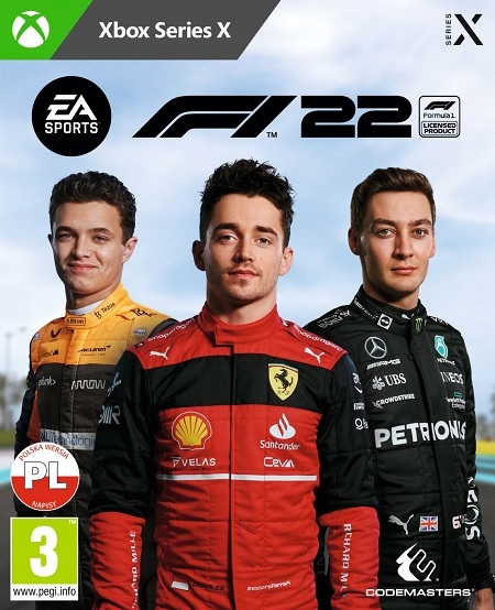 F1 22 Formuła 1 22 Ea Sports Pl Xbox Series X Nowa Polska Okładka