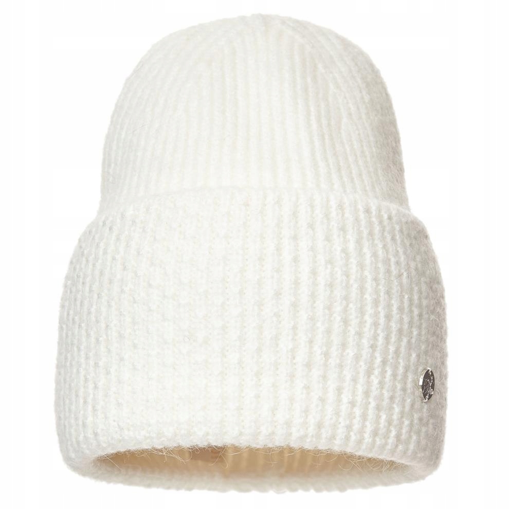 Czapka damska RAMIRA Ecru Polski producent