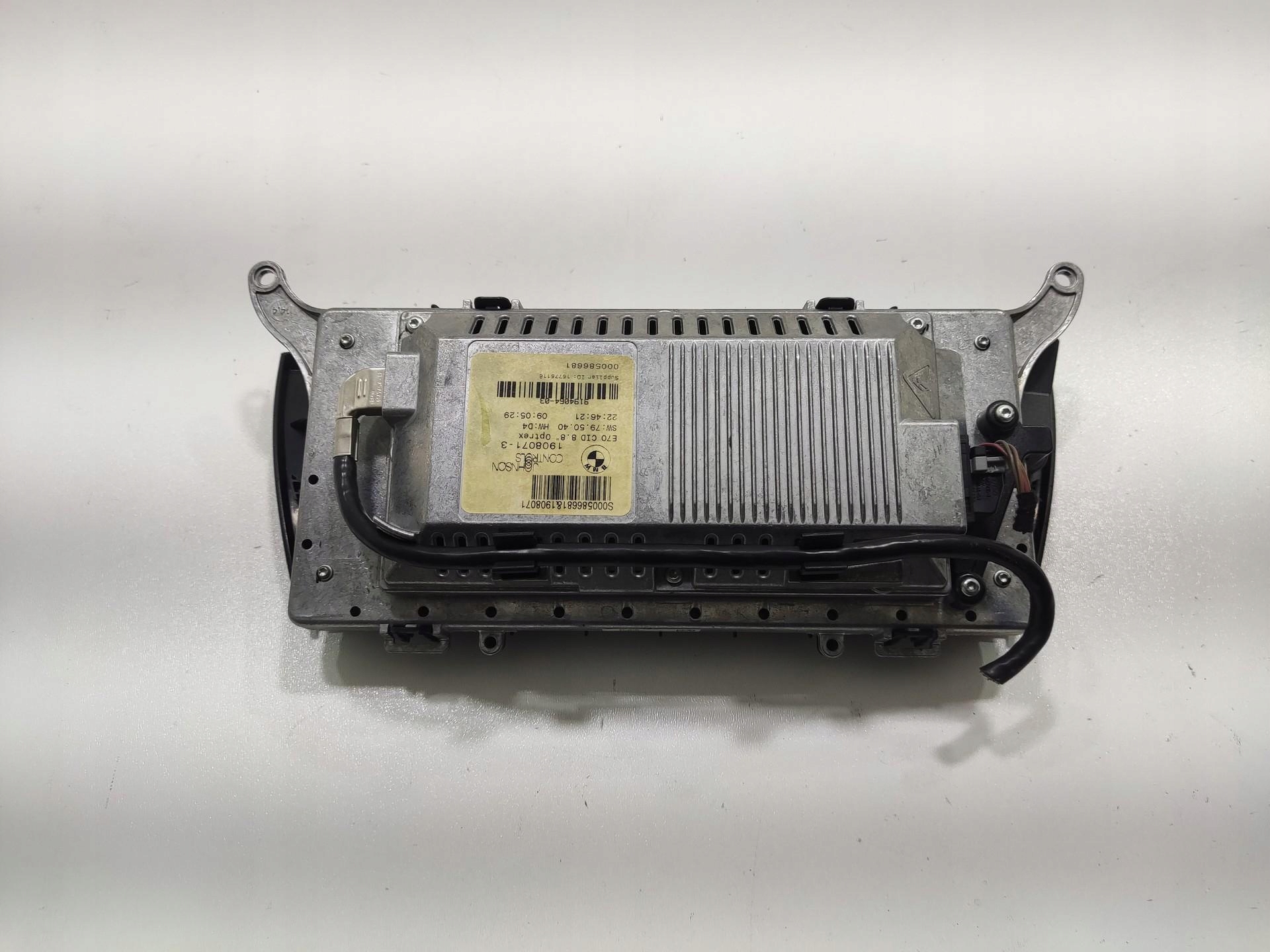 Display MONITOR BMW X6 E71 2007-2012 9194064