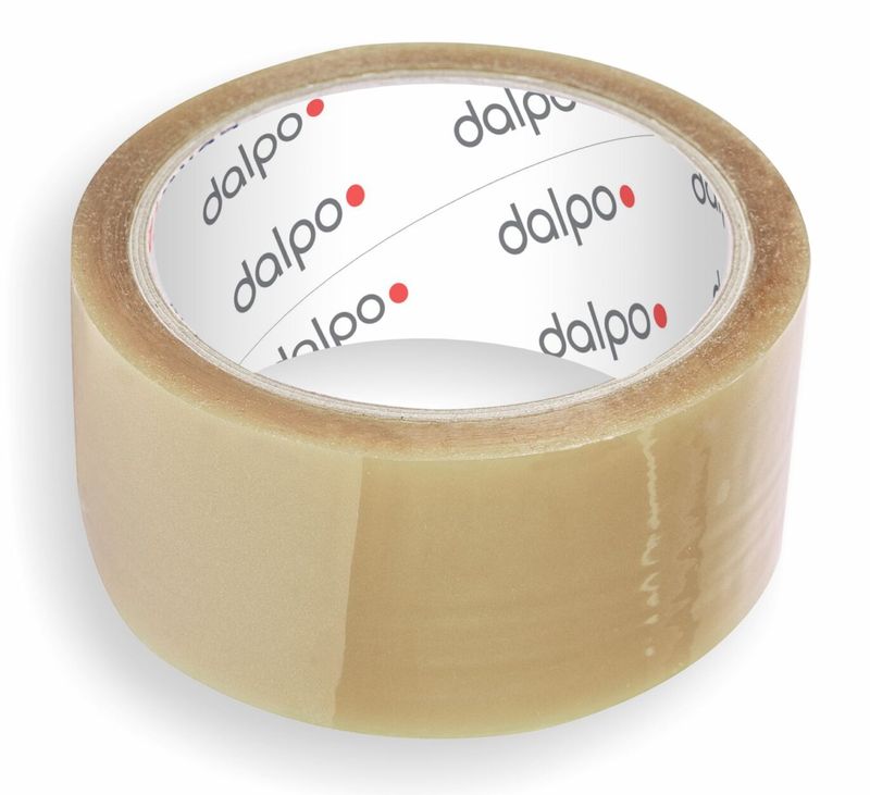 TAŚMA PAKOWA KLEJĄCA BEZBARWNA 48mm x 60, KLEJ AKRYLOWY