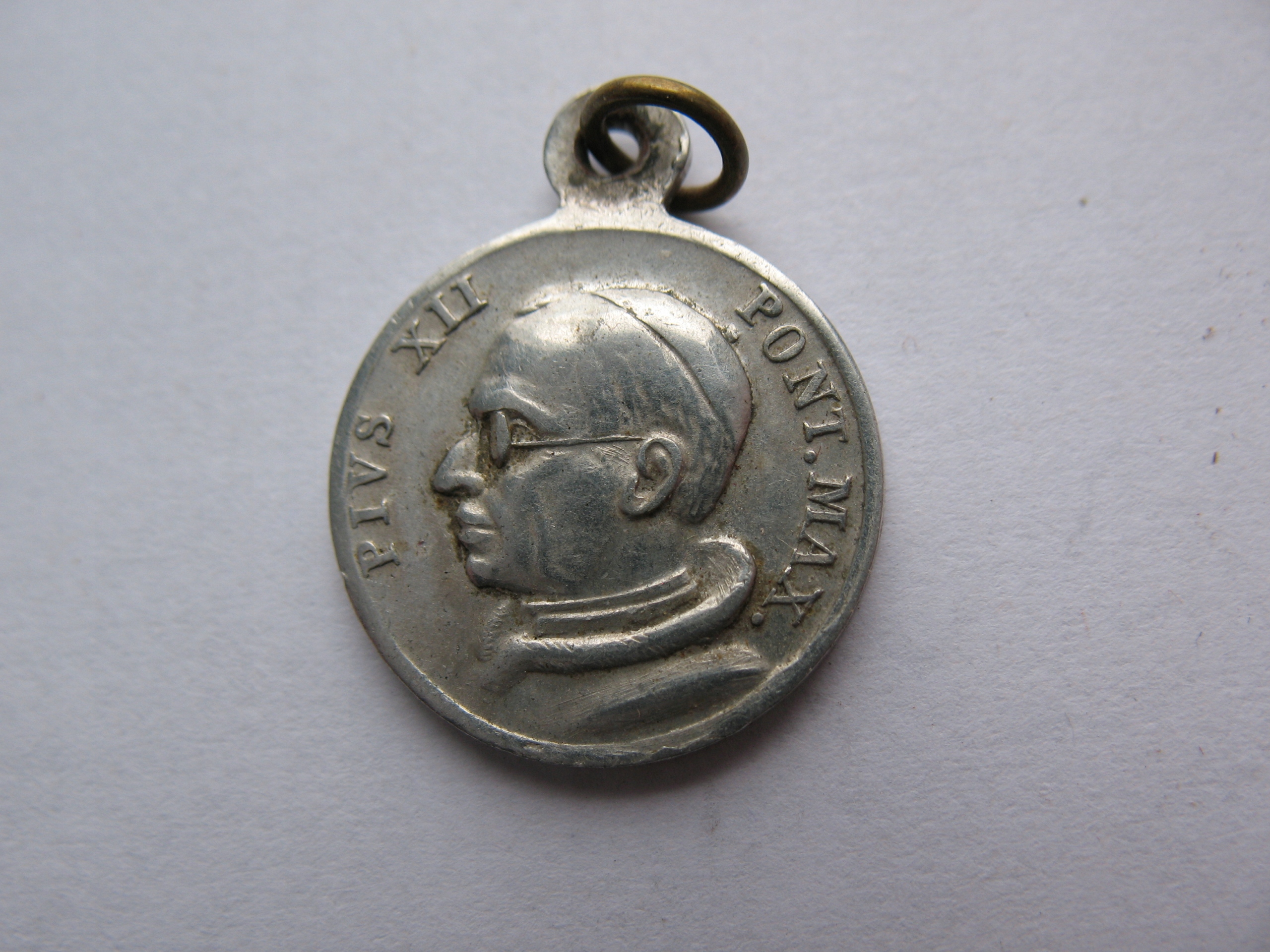 OJCIEC ŚWIĘTY PAPIEŻ PIUS XII stary MEDALIK