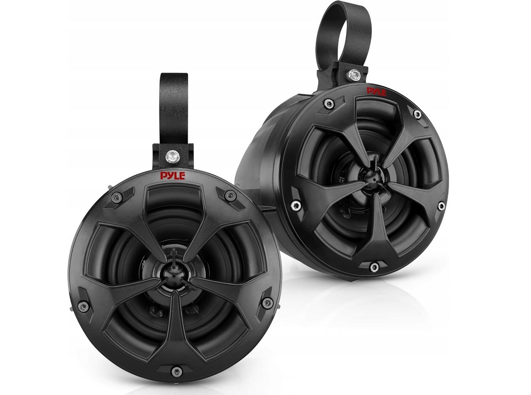 Pyle PLUTV41BK Vodotesné montážne reproduktory Marine IPX-5 pre jachtu Utv