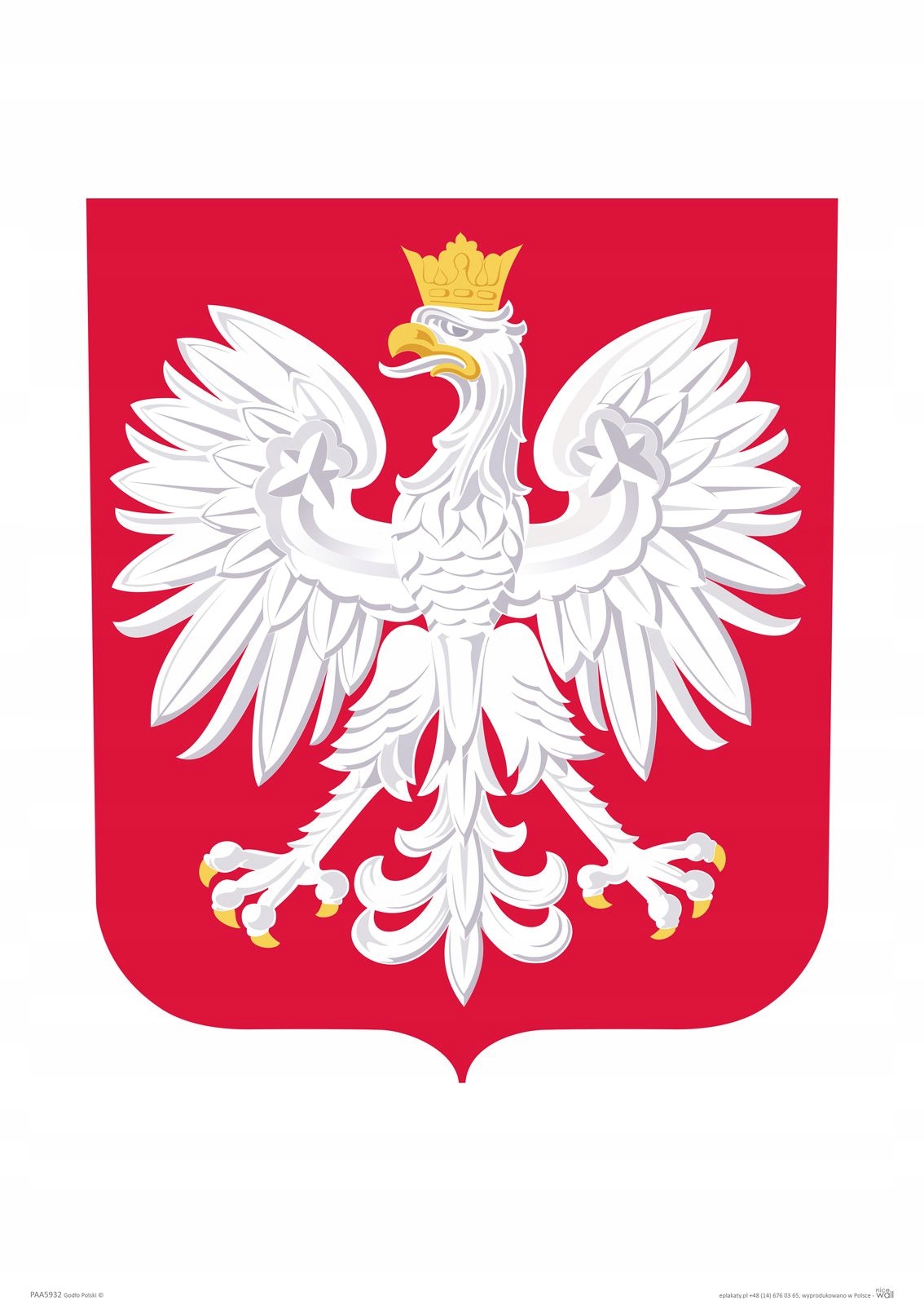 Godło Polski - plakat 29,7x42