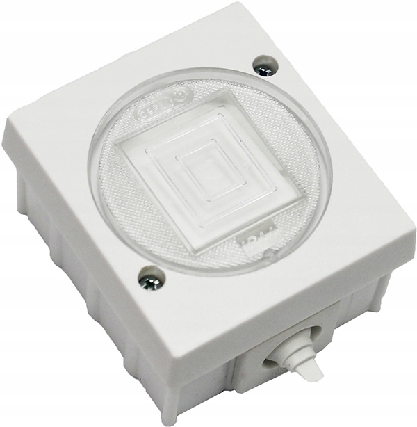 

Wyłącznik Hermetyczny Podwójny Włącznik Biały