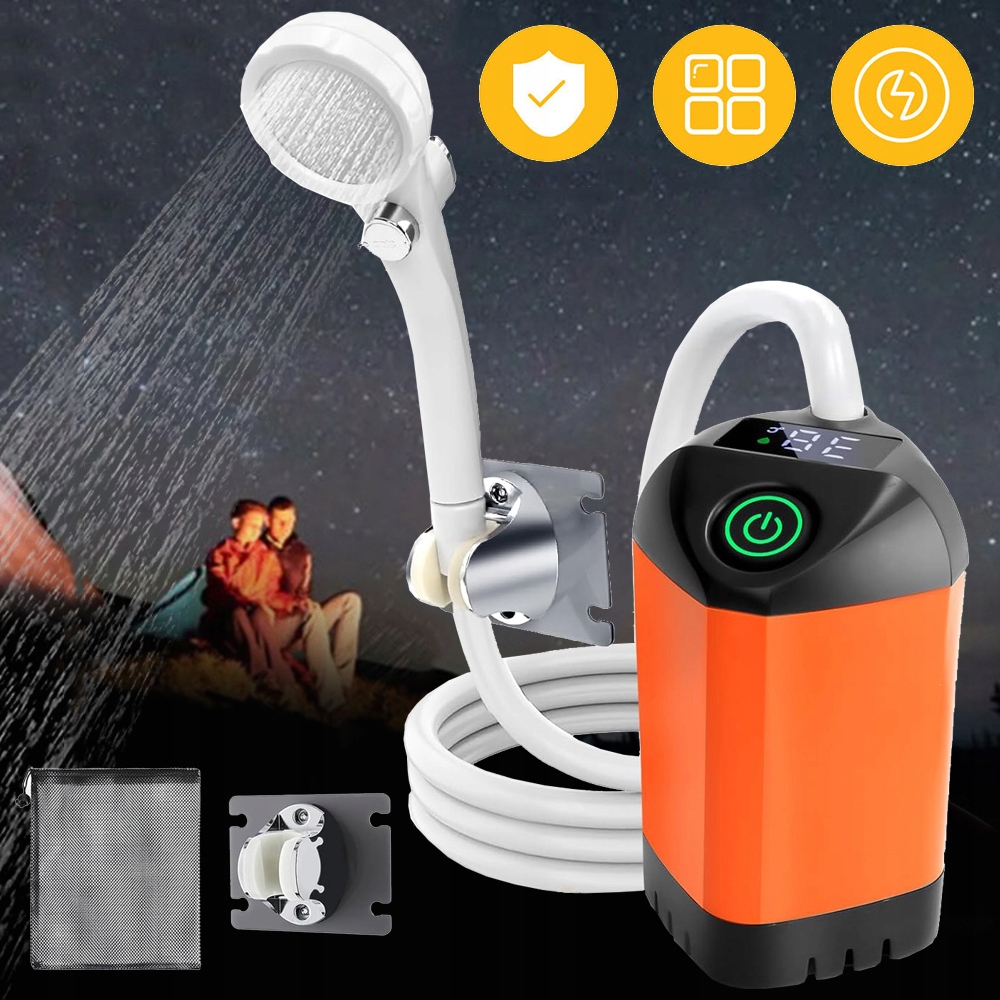 Kempingový Sprchový Set, Přenosná Elektrická Sprchová Pumpa