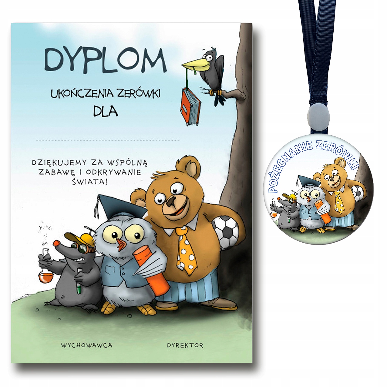 

Dyplom Ukończenia Zerówki A4 Medal