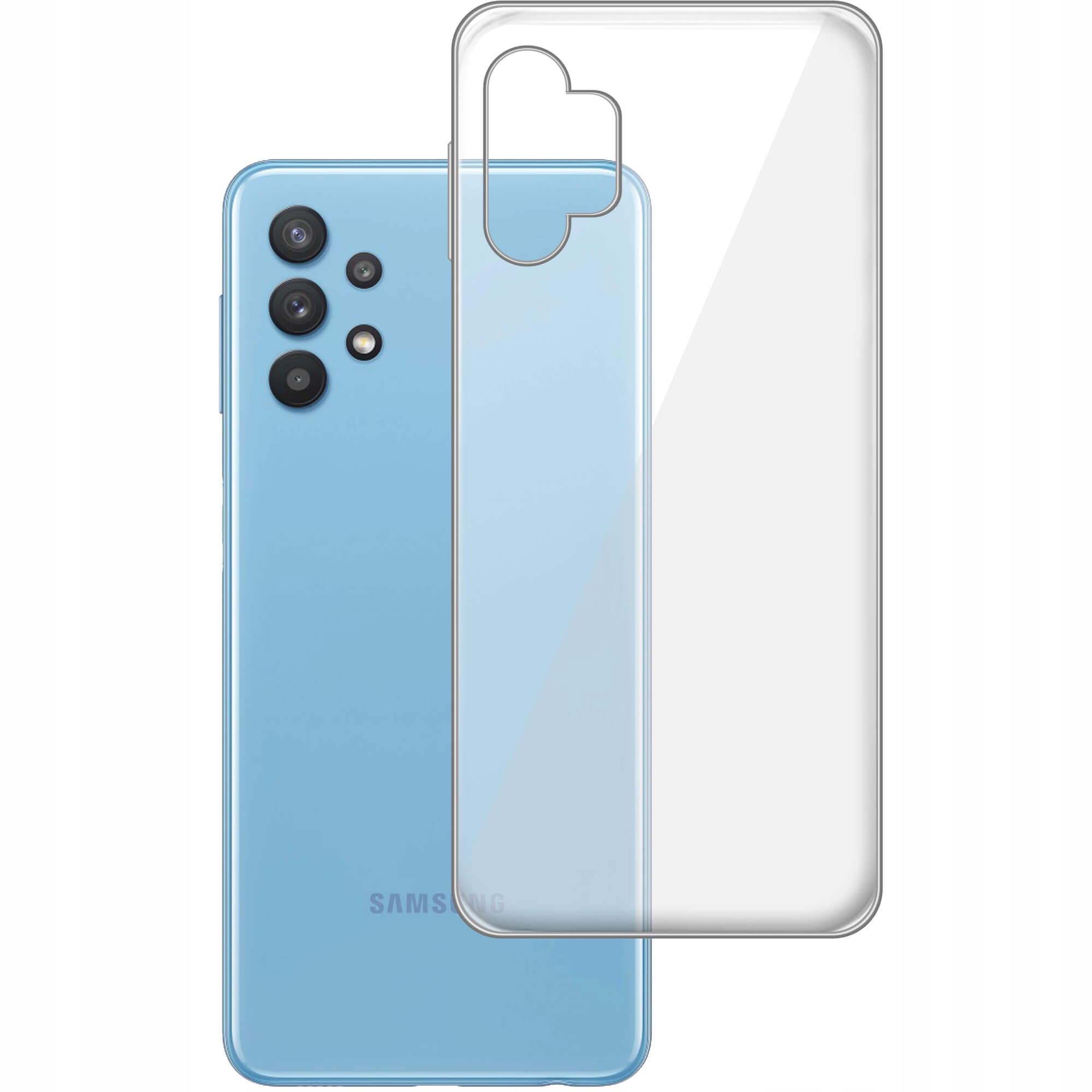 

Etui do Samsung Galaxy A32 5G gumowe Slim Clear