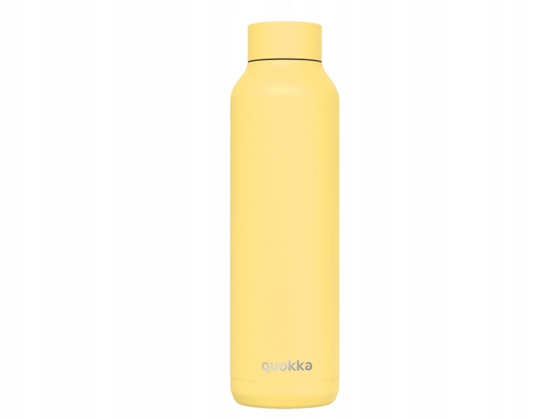 Quokka Solid, Stal nierdzewna fľasza termos Light Yellow, 630ml, 12097