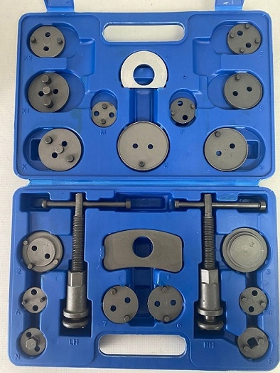 ZESTAW WYCISKANIA TŁOCZKÓW HAMULCOWYCH 21el 2368