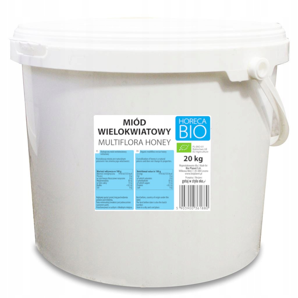 Miód Wielokwiatowy Bio 20 kg Horeca (bio Planet)