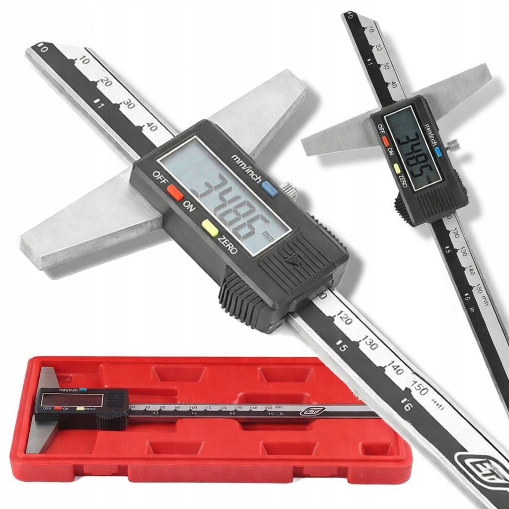 Suwmiarka Cyfrowa Miernik Głębokości Wysokości 150mm 0,01mm