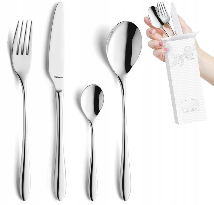 AMEFA 24 SZTUĆCE KOMPLET 1120 CUBA ZESTAW 6 osób