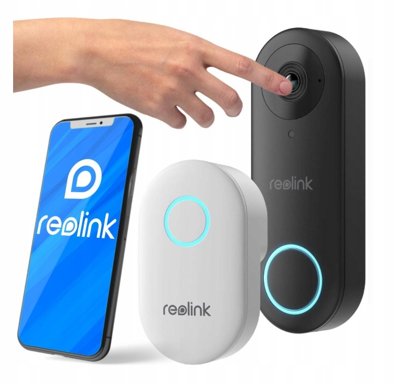 Reolink bezprzewodowy wideo dzwonek D340W Wi-Fi 5MPx
