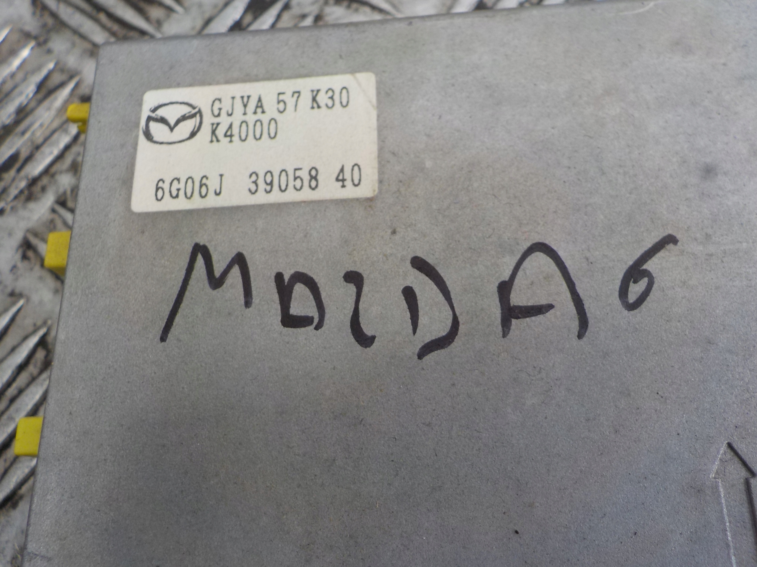 MAZDA 6 computer module SENSOR airbag GJYA57K30