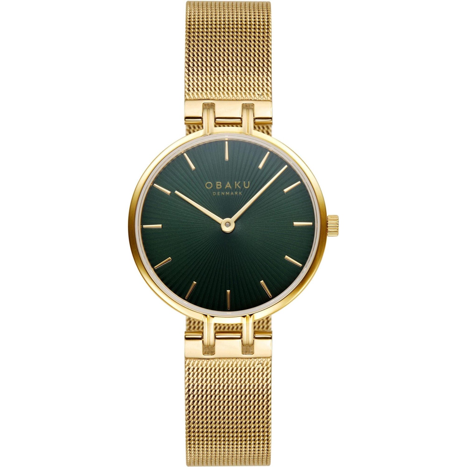 Dámské hodinky Obaku Denmark V322LXGEMG zlaté