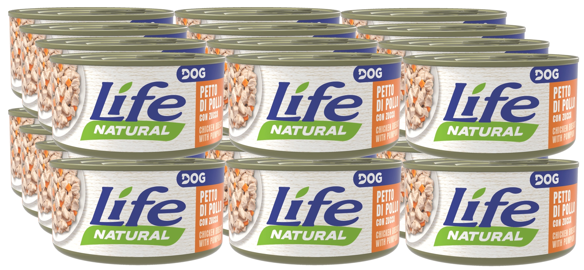 Levně Life Dog Krmivo pro psa 90g Set 24x90g Filé z kuřecího masa Dýně