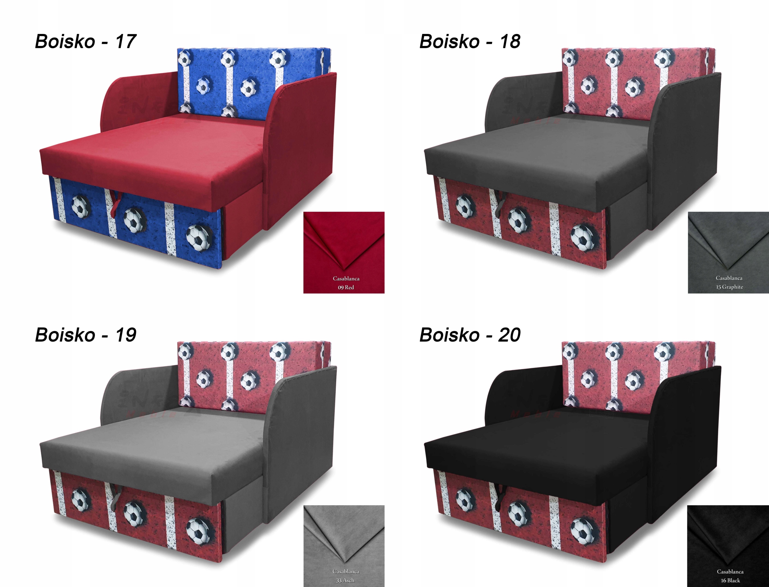 Łóżko dla dziecka, fotel rozkładany, KUBUŚ Powierzchnia spania – długość (cm) 161-170 cm