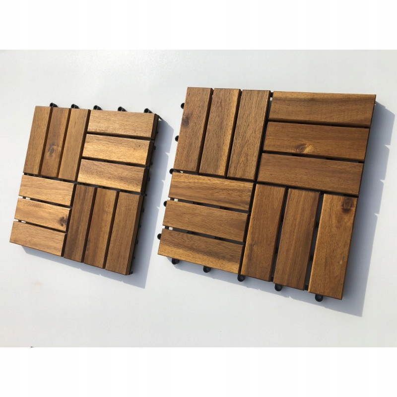 Podest tarasowy drewniany akacja 30x30cm 30 szt Rodzaj podest tarasowy