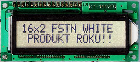 

Art Nowe LCD 2x16-K/White 1-LED Eco Cyrylic