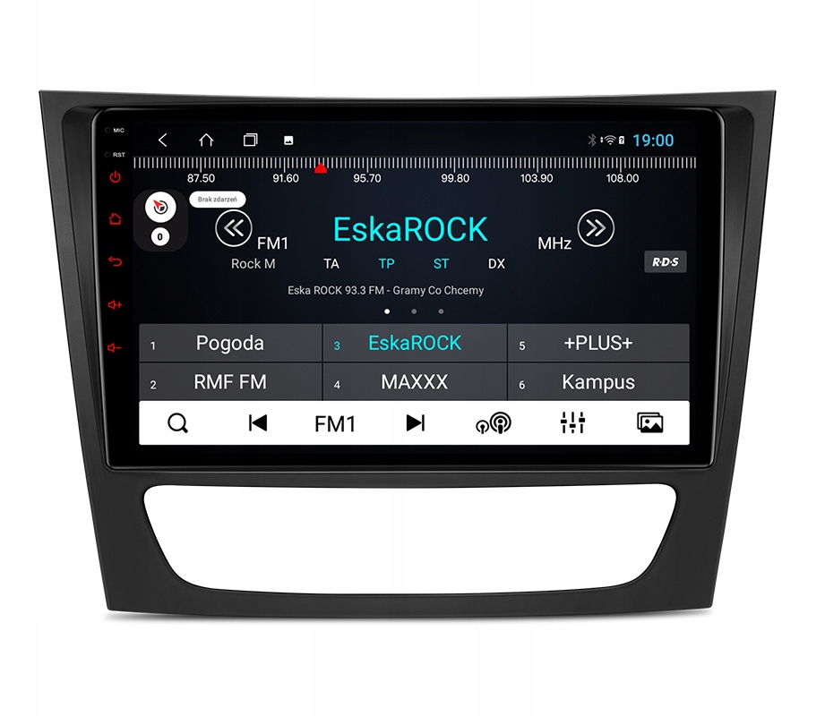 MERCEDES w211 w219 CLS w463 NAJNOWSZY ANDROID CARPLAY RADIO NAWIGACJA Radio informacja RDS pasmo AM pasmo FM