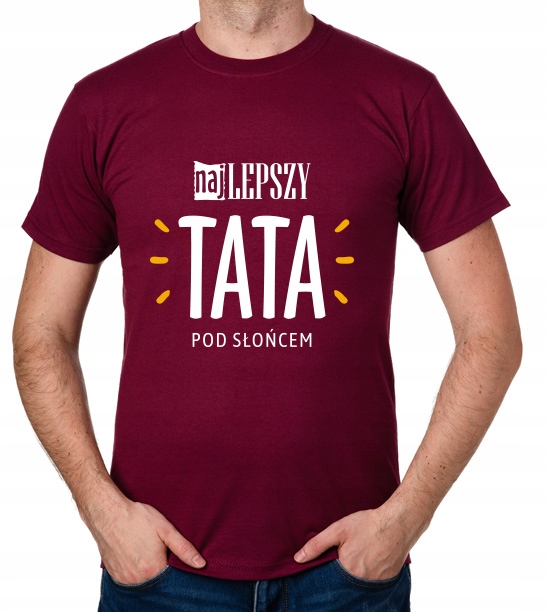 

koszulka Dla Taty Najlepszy Tata Dzień Ocja