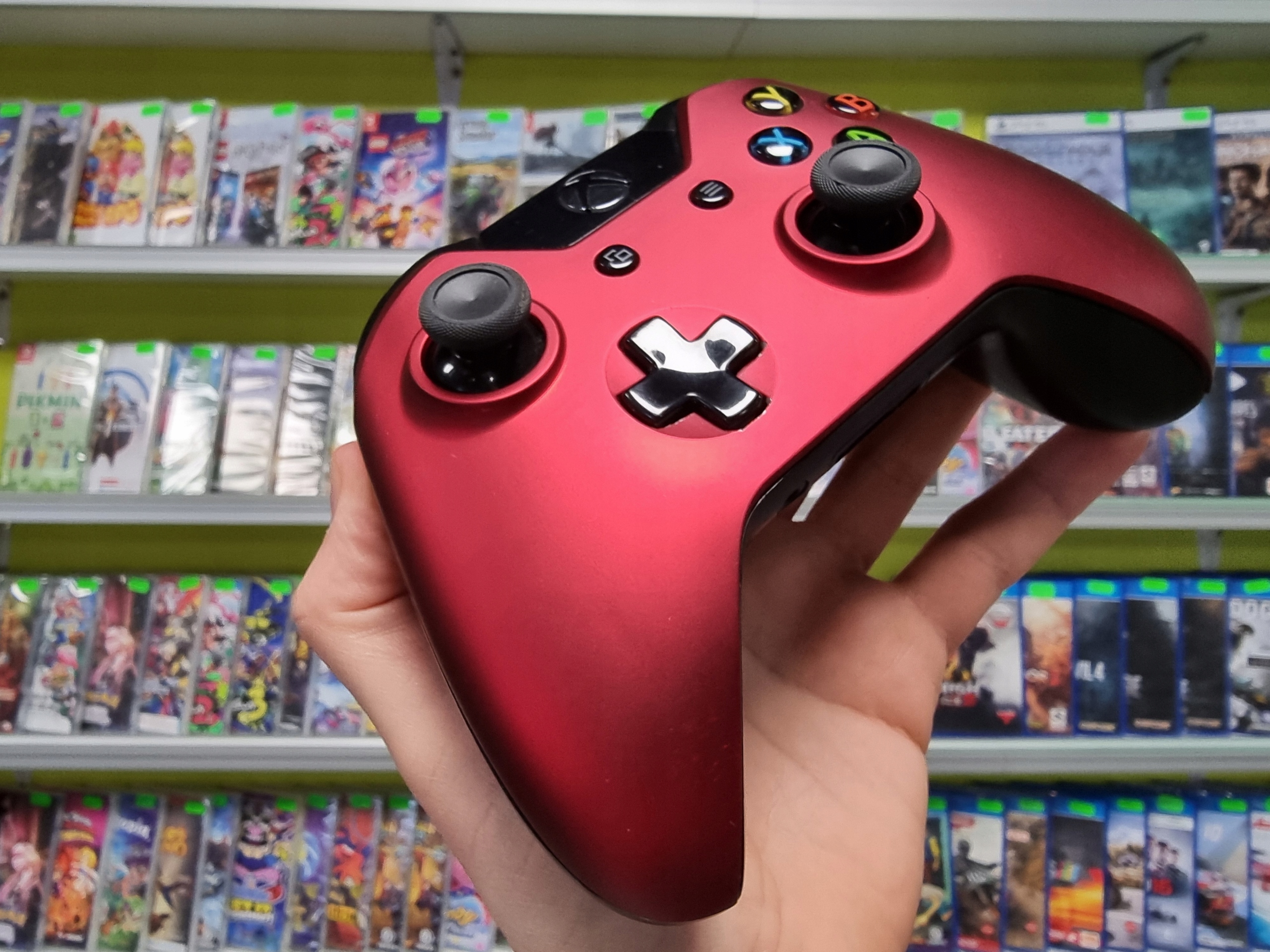 113. ORYGINALNY PAD KONTROLER XBOX ONE SERIES S X CUSTOM RED SHADOW Sposób podłączenia bezprzewodowy