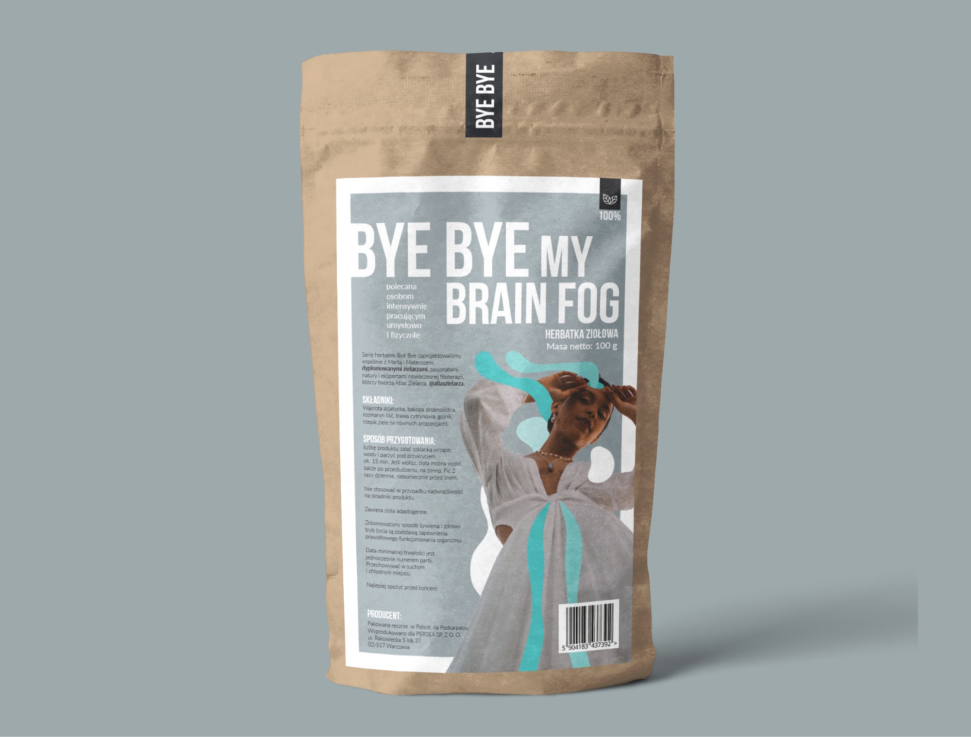 

Herbatka Bye my brain fog 100g Pamięć Koncentracja