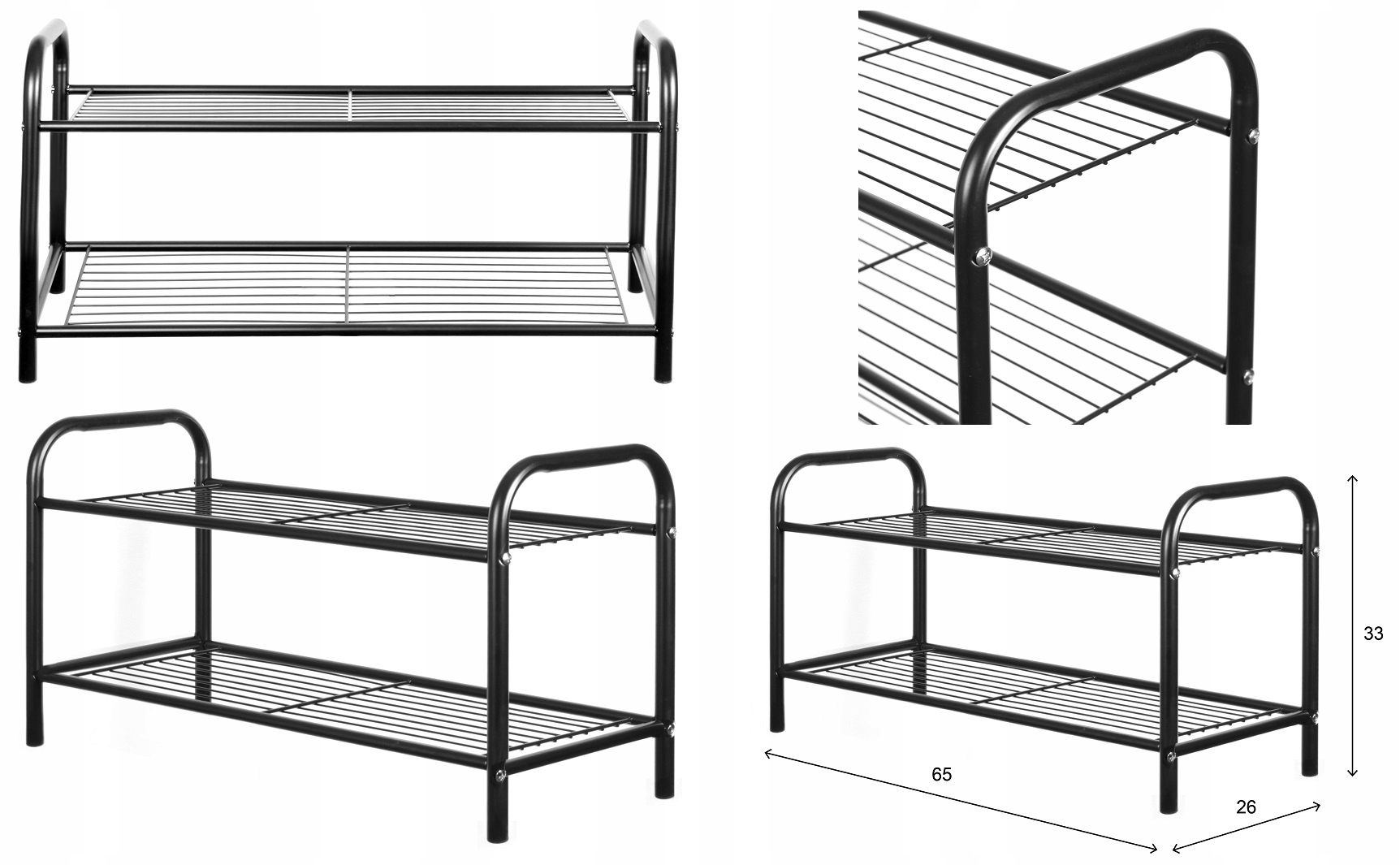 PÓŁKA REGAŁ SZAFKA METALOWA STOJAK NA BUTY OBUWIE PRZEDPOKÓJ HOL EAN (GTIN) 5905943365351