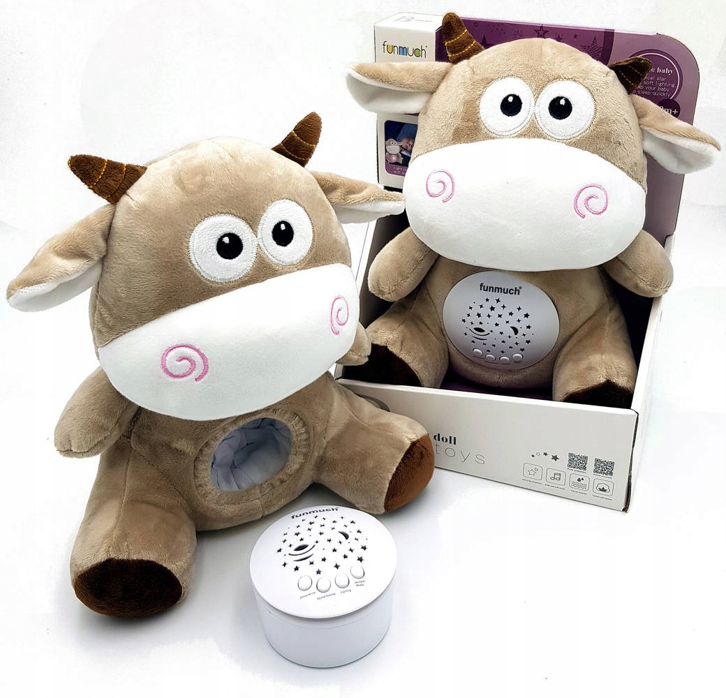 MIŚ Projektor BYCZEK kołysanki POZYTYWKA USYPIACZ Głębokość produktu 15 cm