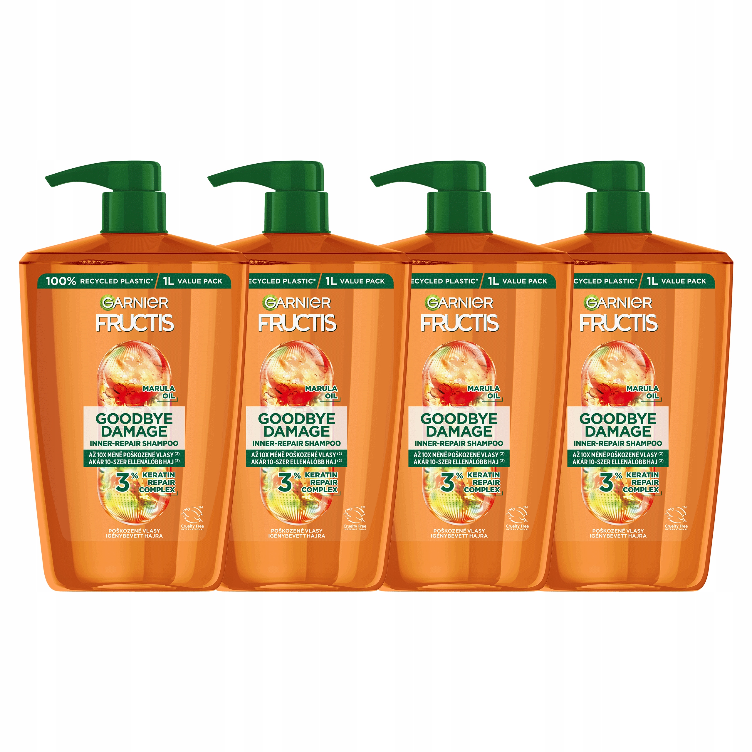 Zestaw Garnier Fructis Goodbye Damage Odbudowujący Szampon Włosy