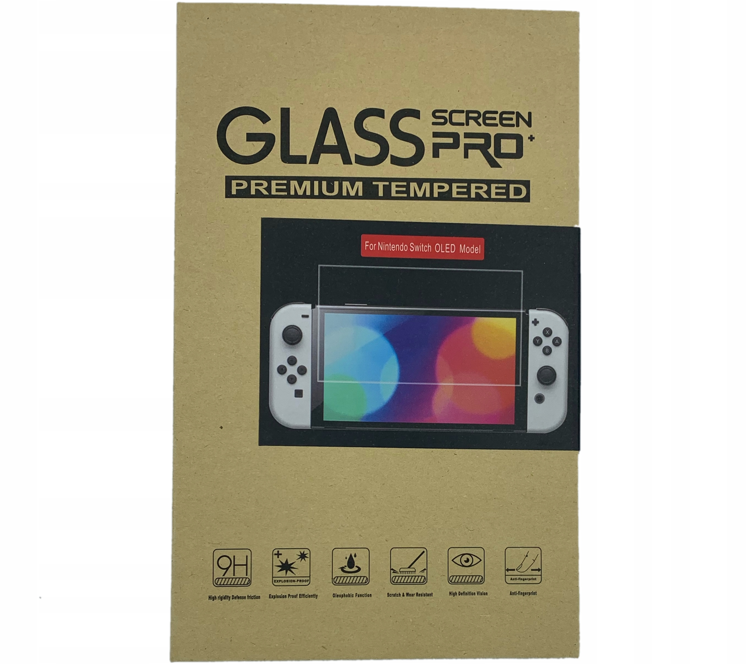 SZKŁO OCHRONNE 9H PRO+ NINTENDO SWITCH OLED Kod producenta KBR_Games_I115