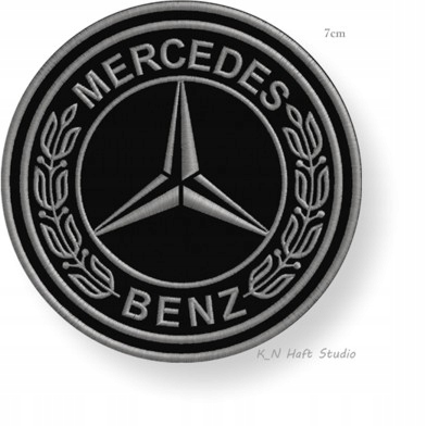 

Naszywka termo Naszywki Mercedes Benz haft 70mm