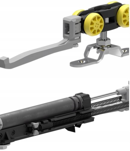 Herkules zavírač, přítah Silent-stop Grey