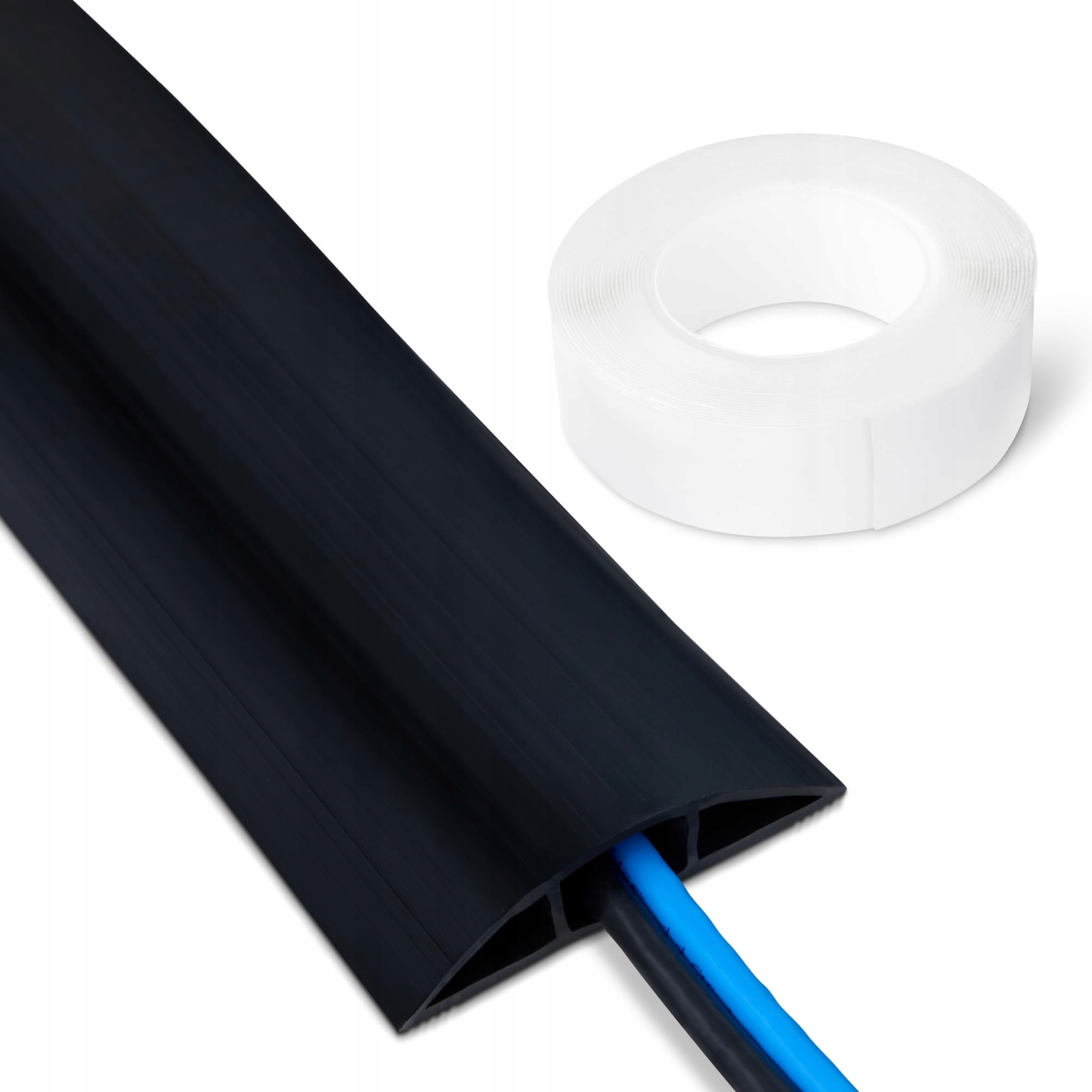 Amazon Basics Osłona na kable podłogowa 182 cm czarna