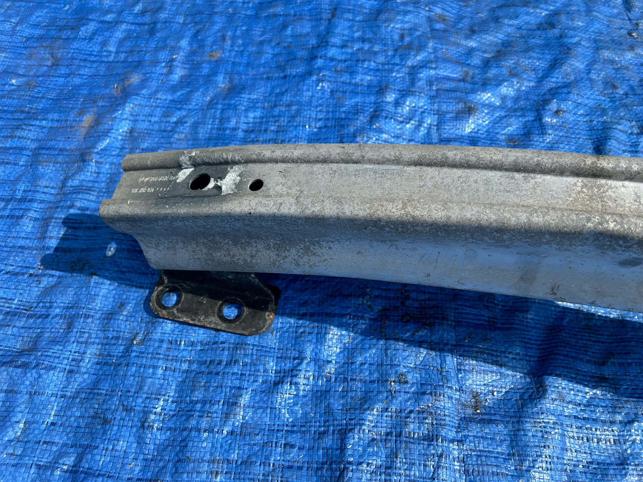 pillar bumper support rear part rear AUDI Q7 4L