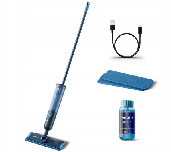 Mop elektryczny Philips OneUp XV3101/11 50min 125m2 parowy